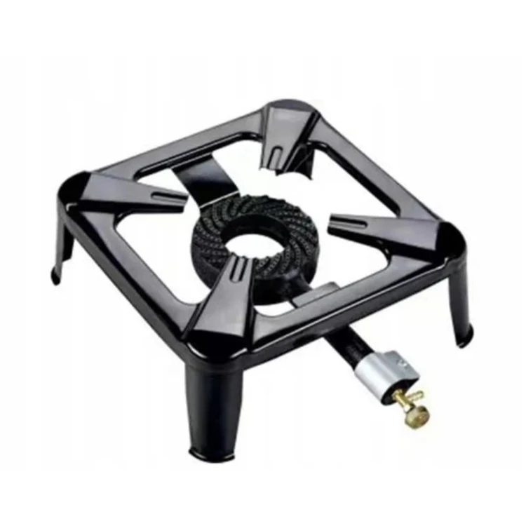 TABORET KUCHENKA GAZOWA POLOWA DUŻY GAZOWY PALNIK ŻELIWNY OGRÓD 40X40 8KW .._wynik.jpg