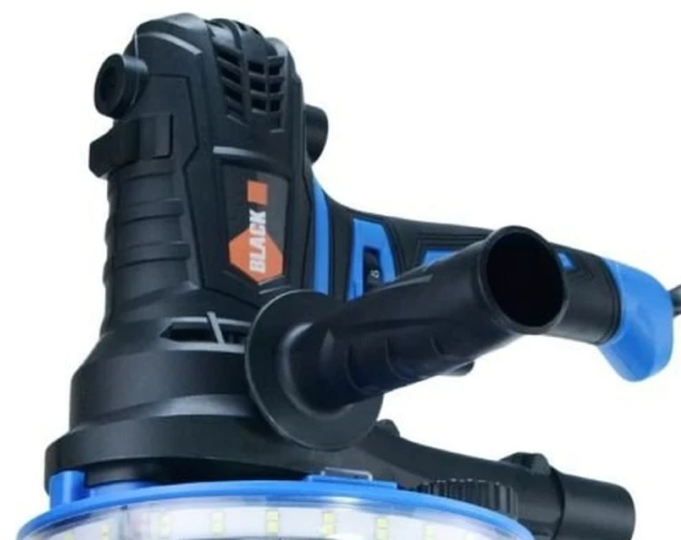 Szlifierka do Gipsu Gładzi Tynków Tynku Ścian Sufitów LED 360° 6x PAPIER ..._.jpg