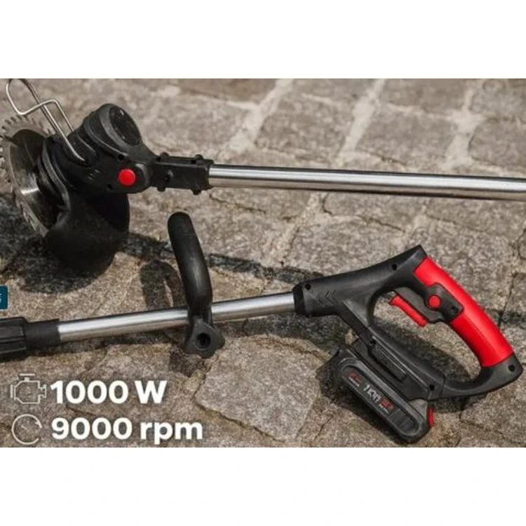 Podkaszarka akumulatorowa do trawy 2x AKU | lekka kosa elektryczna ogrodowa