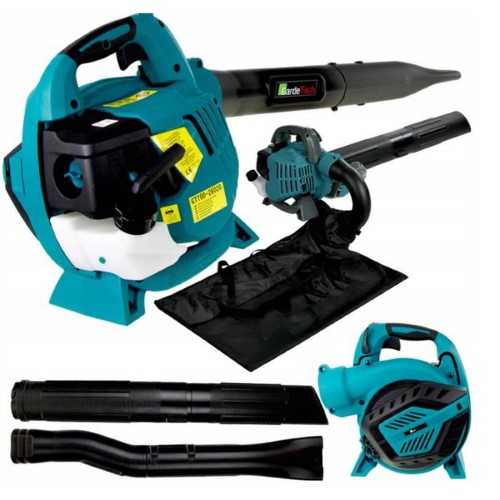 Dmuchawa spalinowa 25.4 cm³ – odkurzacz do liści 2w1, mocna dmuchawa ogrodowa