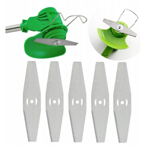 Nożyki do podkaszarki akumulatorowej 5 szt STRZA PODKASZARKI DO TRAWY WYMIENNE STAL