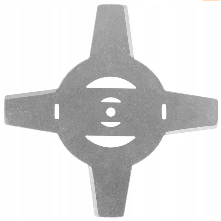 Tarcza do podkaszarki akumulatorowej NÓŻ do PODKASZARKI TARCZA tnąca 4 zęby PODKASZARKA KOSA nóż TNĄCY stalowy